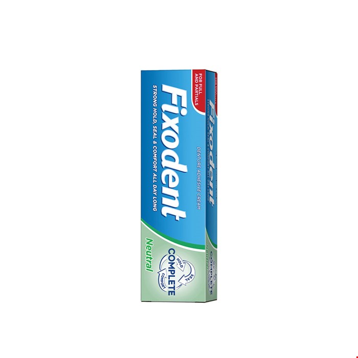 چسب دندان مصنوعی فیکسودنت سبز مدل و رایحه Neutral وزن ۴۰ گرم Fixodent Neutral ارسال فوری