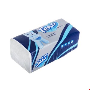 دستمال کاغذی دولایه تنو بسته 250 برگ