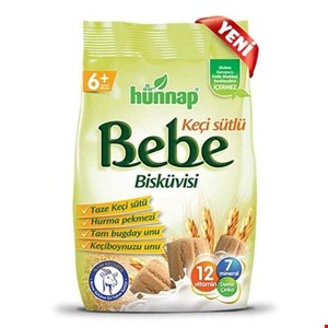 بیسکویت کودک Hunnap هوناپ با شیر بز ۲۰۰ گرم