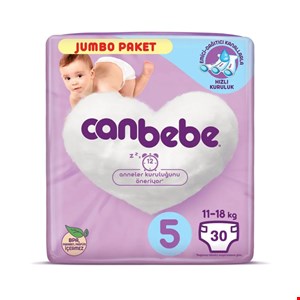 پوشک بچه جان به به سایز 5 بسته 30 عددی