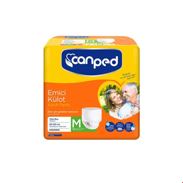 پوشک شورتی بزرگسالان جانپد Canped سایز Medium بسته 9عددی (ارسال فوری )