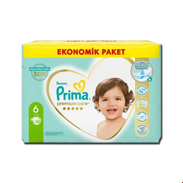 پوشک پریما لهستان ضد حساسیت سایز 6 – 35 عددی