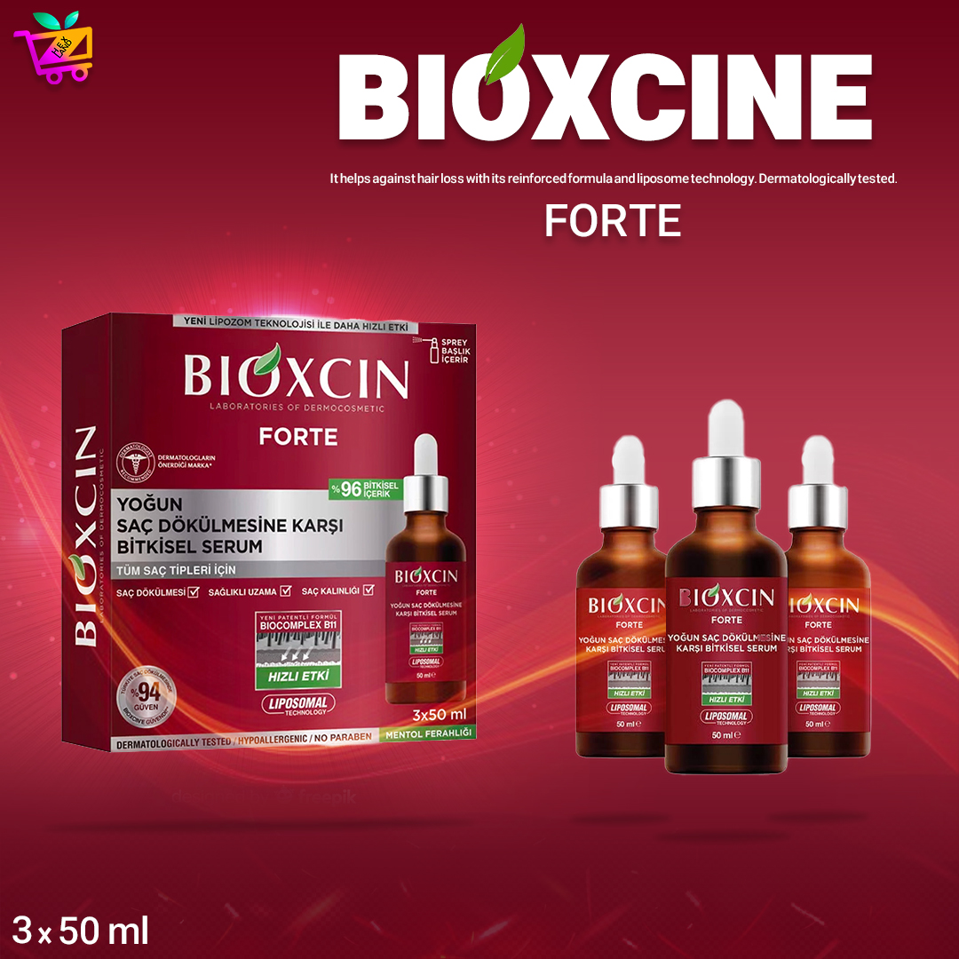 پک یک  عددی سرم مو گیاهی ضد ریزش بیوکسین BIOXSINE bioxcin