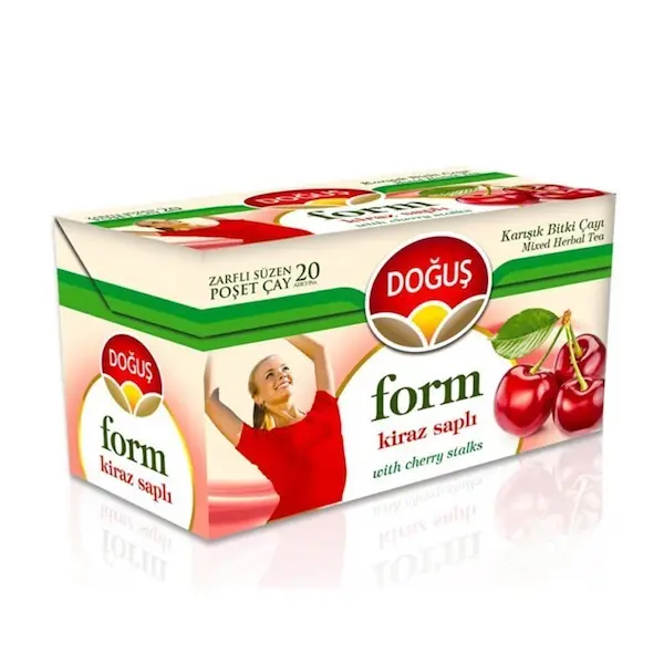 چای کیسه ای دوغوش با طعم گیلاس بسته 20 عددی DOGUS تاریخ فول و وارد شده از مرز بازرگان 