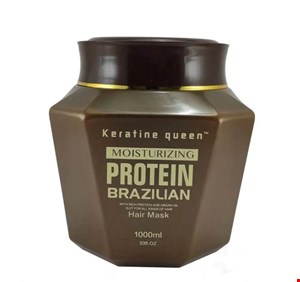 ماسک پروتئین برزیلی کراتین کویین Keratine queen بدون سولفات 1000 میل