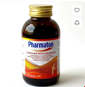 کپسول فارماتن PHARMATON CAPSULES WITH SELENIUM مولتی ویتامین قوطی100عددی اصل سوئیس-هولوگرام دار