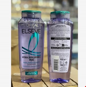 شامپو elسیو یاسی مدل Hydra Hyaluronic Pure ، آبرسان و ضد چربی ، مخصوص موهای چرب و پوست سر مستعد چربی ، با حجم 300 میلی(100درصد اورجینال، تاریخ فول )