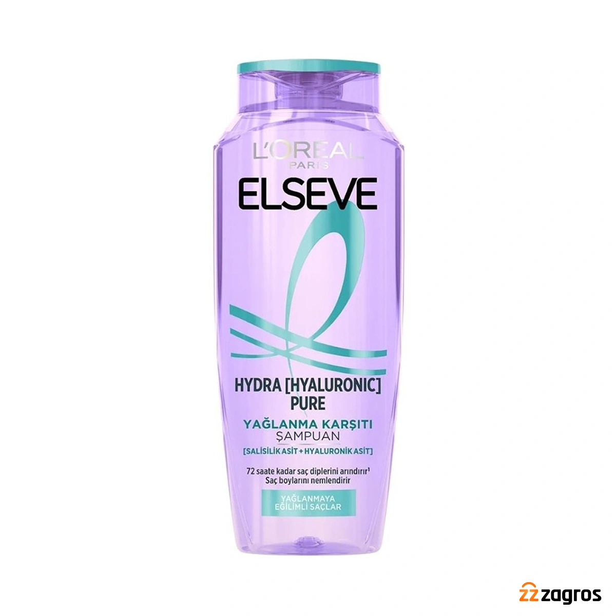 شامپو مخصوص موهای چرب مدل Hydra Hyaluronic Pure حجم 300 میلی لیتر